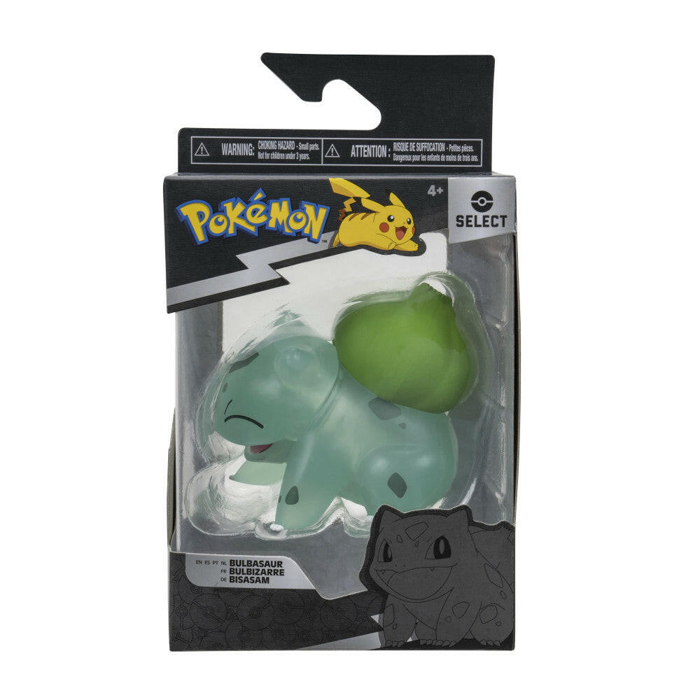 Pokemon Bulbasaur Battle Figure - Translucent Design, 7,5cm