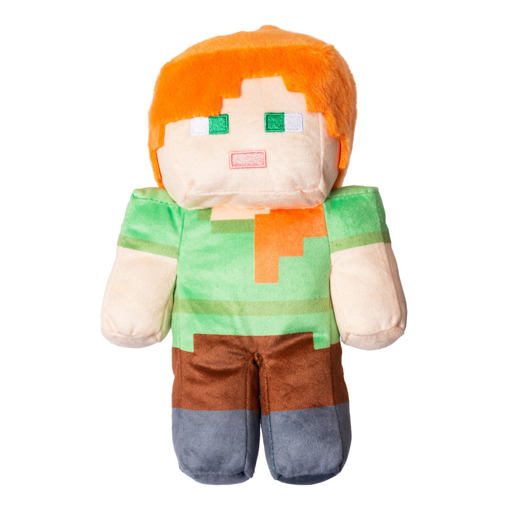 MINECRAFT Kuscheltier Plüschfigur Alex 20cm weiches Material authentisches Design - für Kinder ab 3 Jahren geeignet