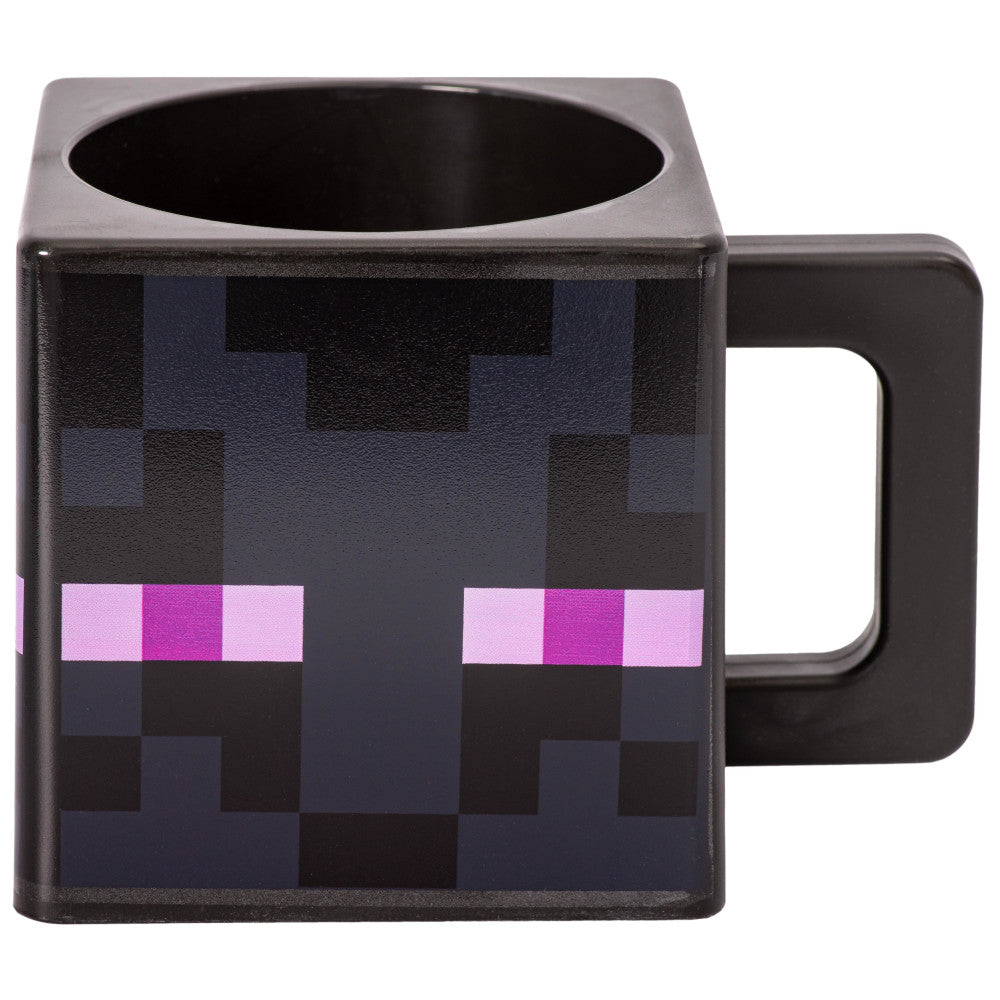 Minecraft Enderman Cube Tasse 290ml Offizielles Lizenzprodukt Sammlerstück Microwavable Design审Ideal für Fans, Geschenke, Heimdekoration