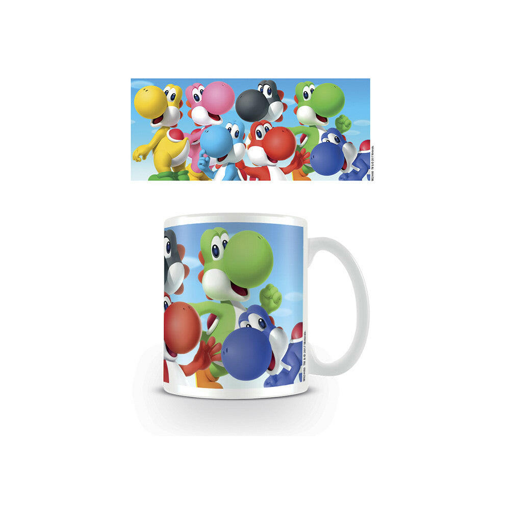 Super Mario Yoshi Tasse, 315 ml, Keramik, Geschenkidee