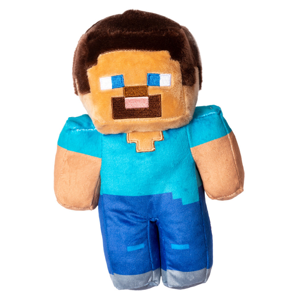 MATTEL Minecraft Plüschfigur Steve 21 cm kuschelig ideal zum Sammeln Geschenk für Fans ab 3 Jahren