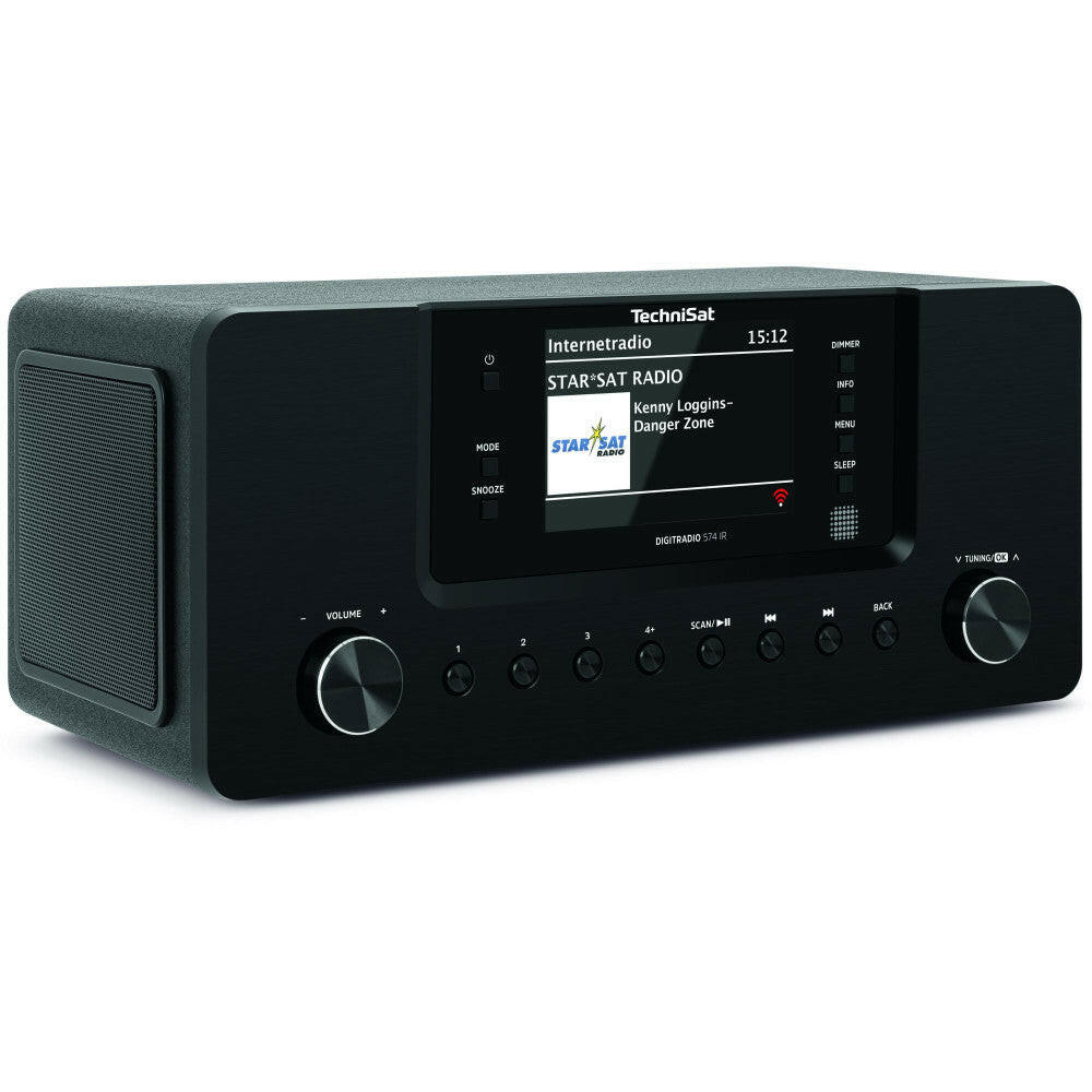 TechniSat DigitRadio 574 Schwarz DAB+ Radio mit Bluetooth.