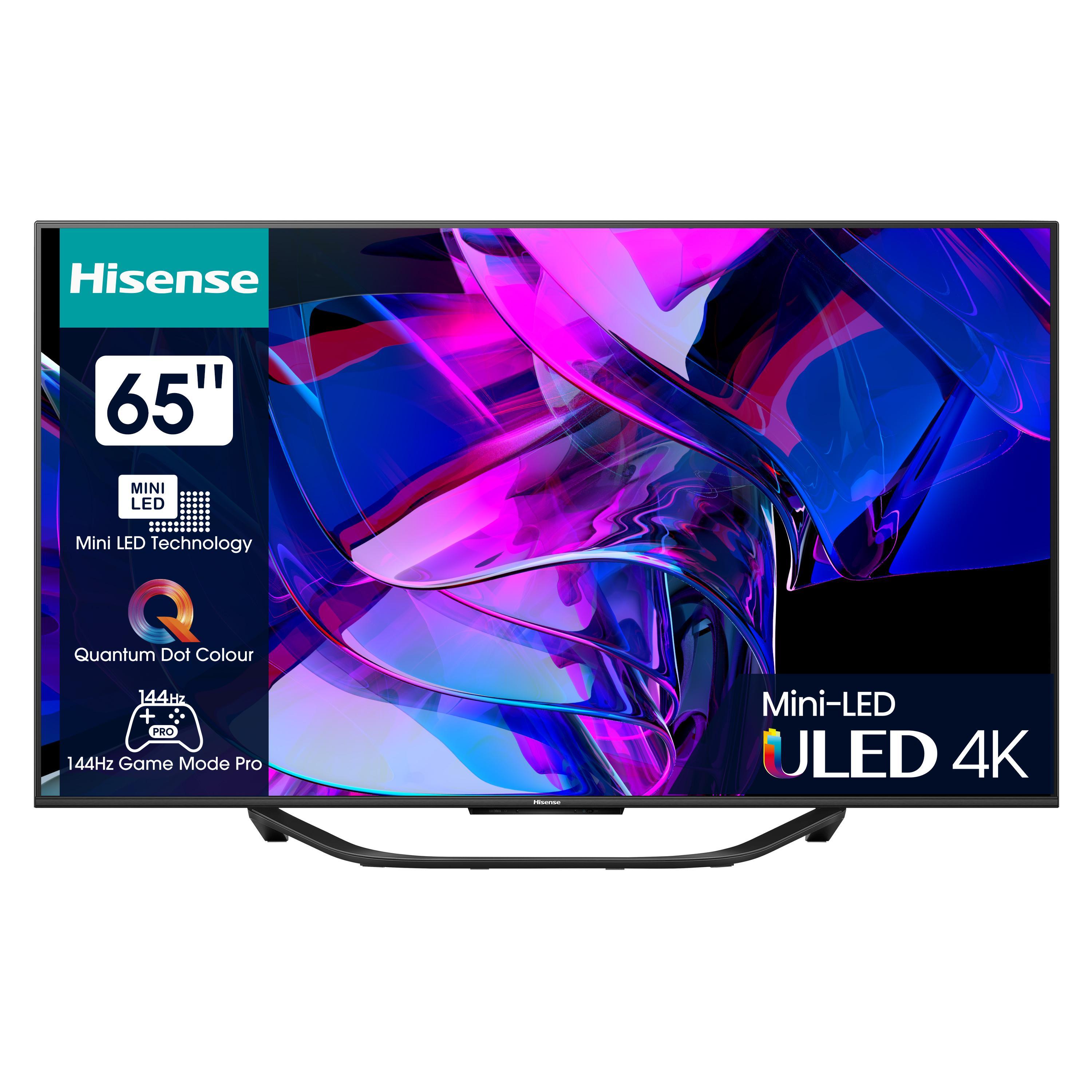 Hisense 65U7KQ ULED Mini LED 4K TV 65" Quantum Dot HDMI