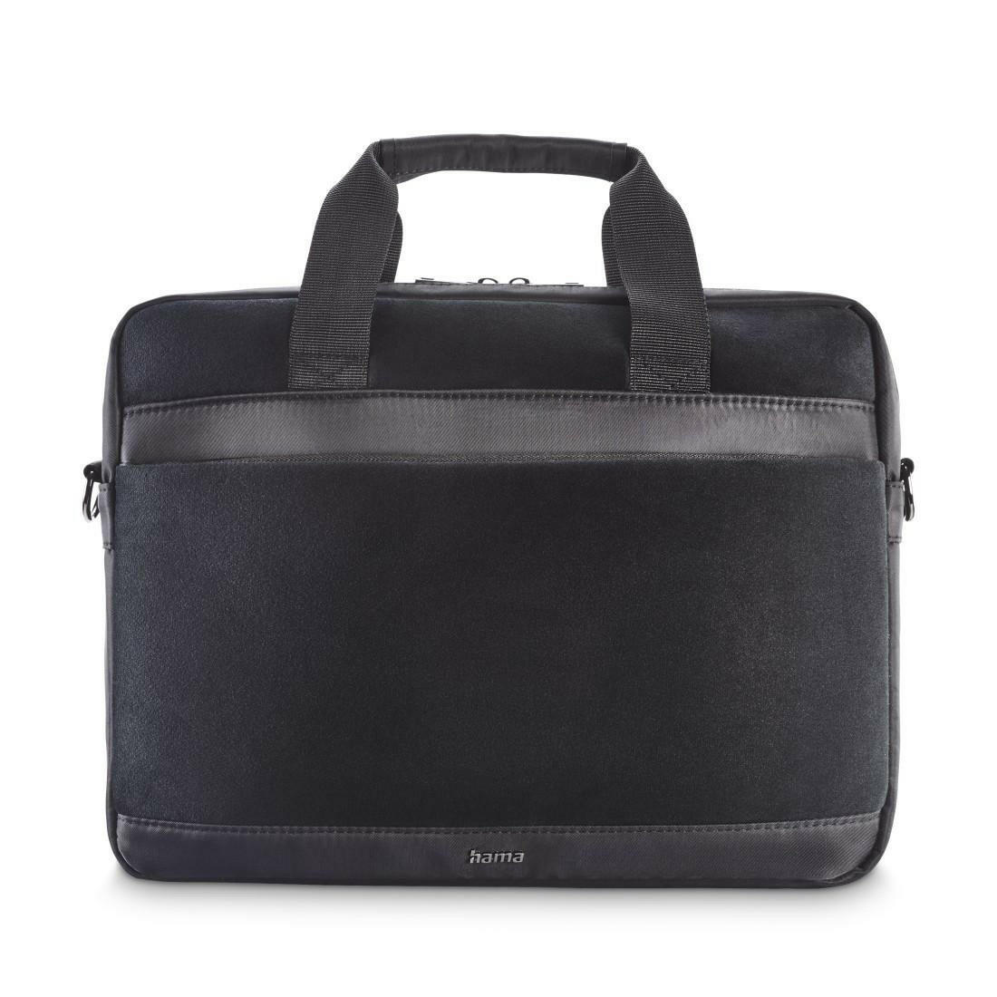 Hama Velvet Laptoptasche 13-14 Zoll Schwarz, gepolstert.