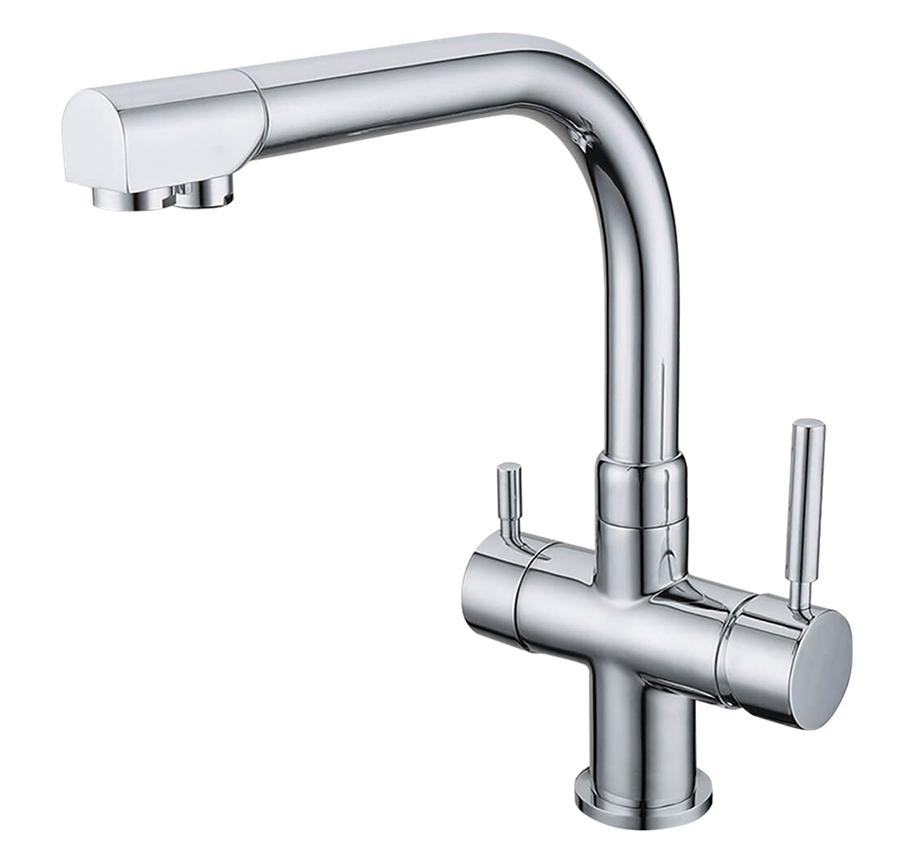 Xartis XO-AR 7005 3-Wege Armatur, Chrom, Modernes Design