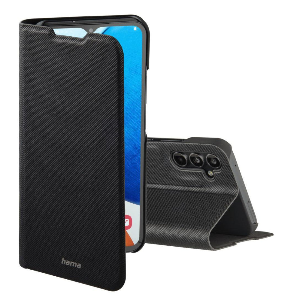 Hama Booklet Slim Pro Samsung Galaxy A14/A14 5G Schwarz Handytasche Schutzhülle Standfunktion & Kartenfächer