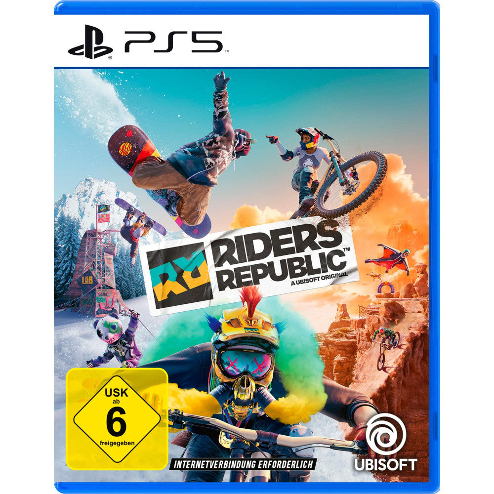 Riders Republic PS5-Spiel für actiongeladene Outdoor-Sportarten in 4K-Qualität