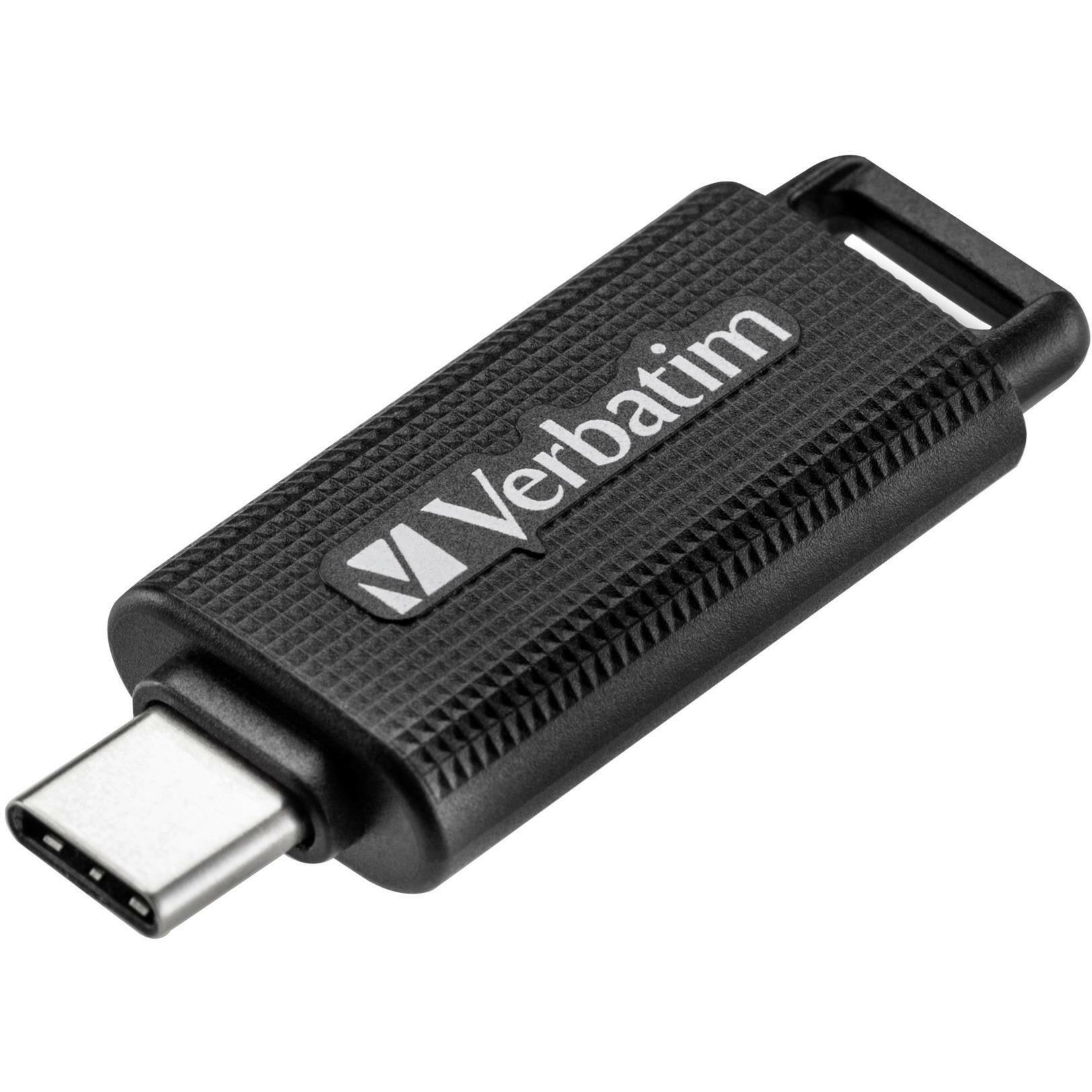 Verbatim Store 'n' Go USB-Stick 32GB USB-C, Schwarz.