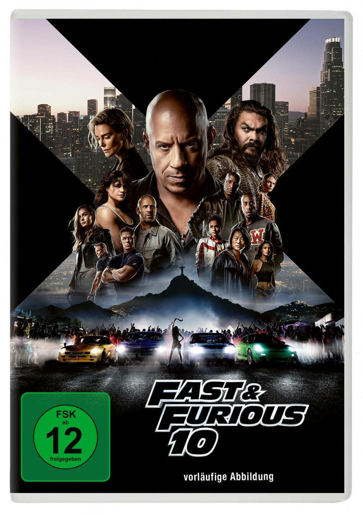 Fast & Furious 10 DVD - Actionfilm, FSK 12, 135 min