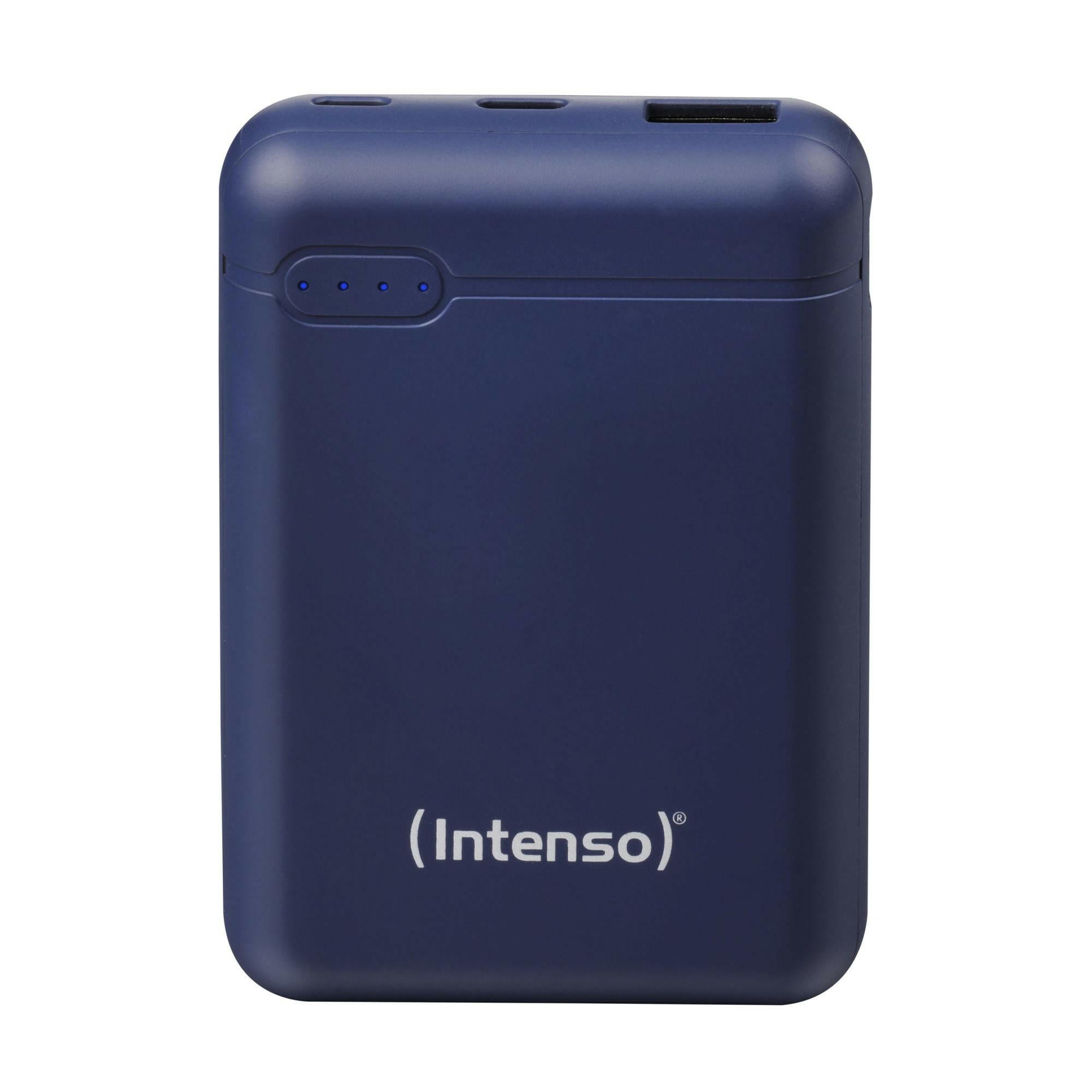 Intenso Powerbank XS10000, 10000mAh, USB-A/C, Blau.