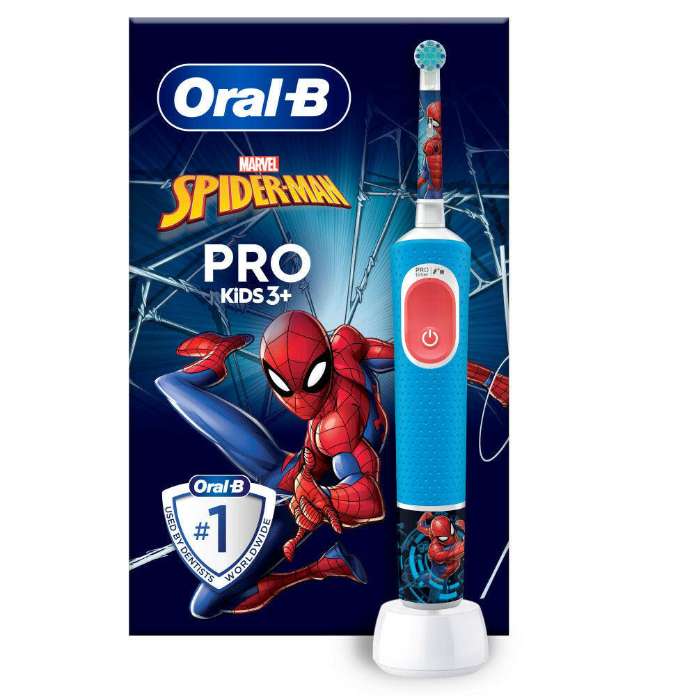 Oral-B Pro Kids Spiderman Elektrische Zahnbürste - Extra.
