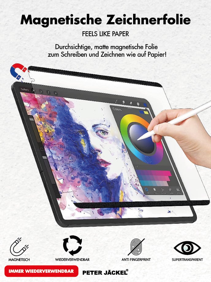 PETER JÄCKEL Magnet Paperlike Folie Apple iPad 10.9" 2022