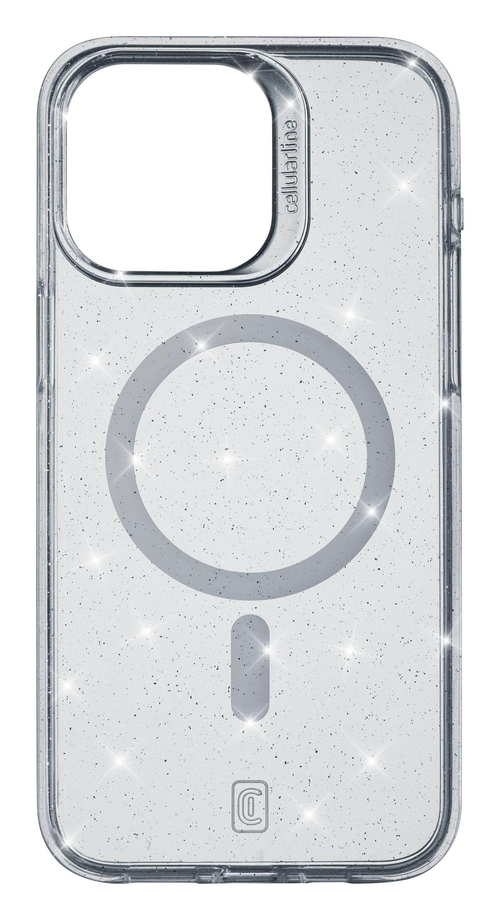 Cellularline Sparkle Mag - iPhone 15 Pro Max - Transparent