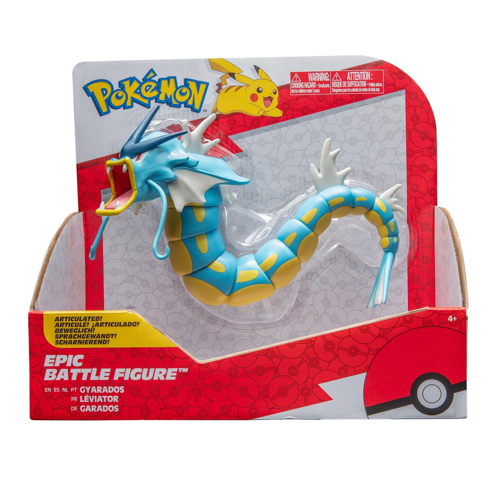 Pokémon Epic Battle Garados Figur 30 cm, Gelenkpunkte
