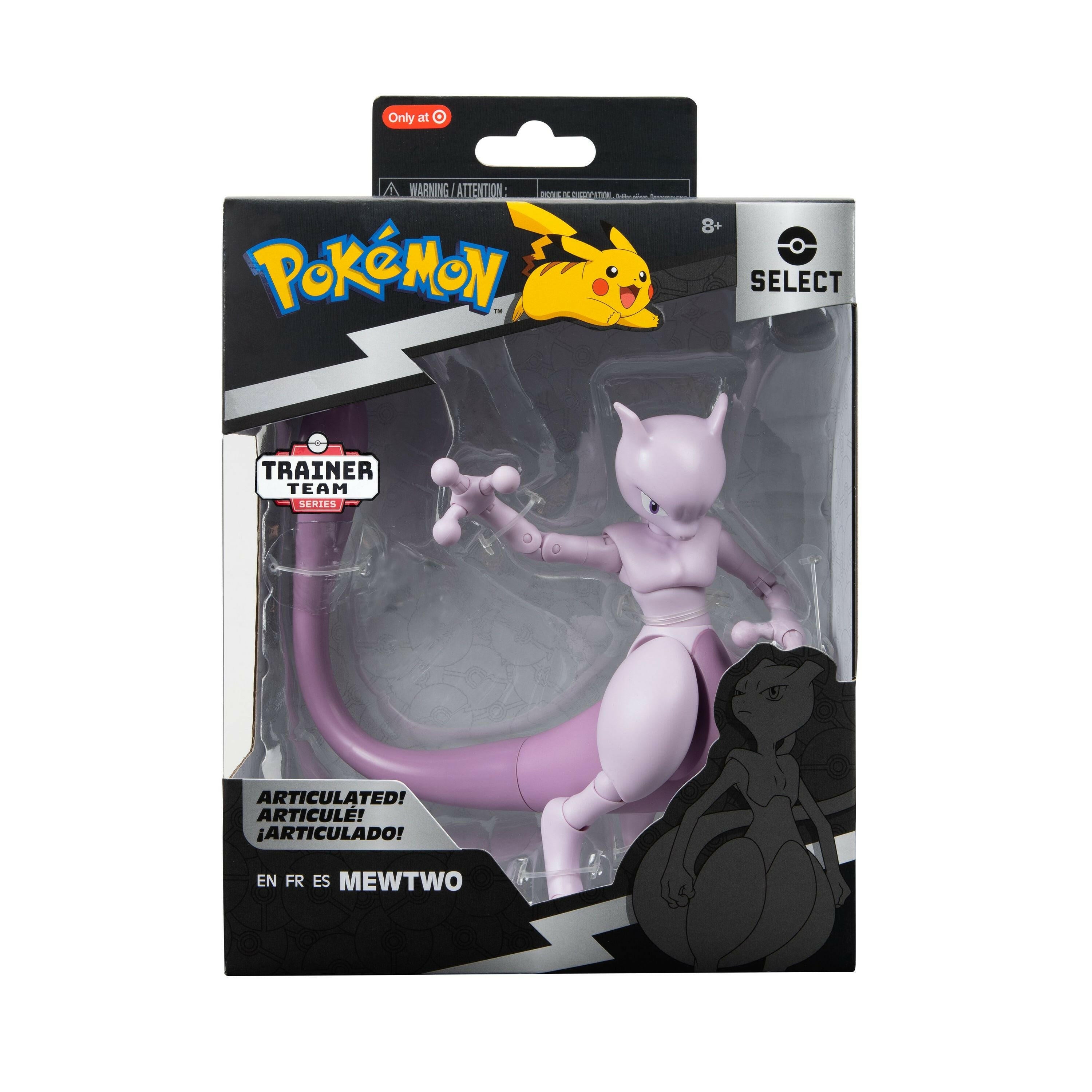 Pokémon Mewtu 15cm Select Figur – beweglich und detailreich.