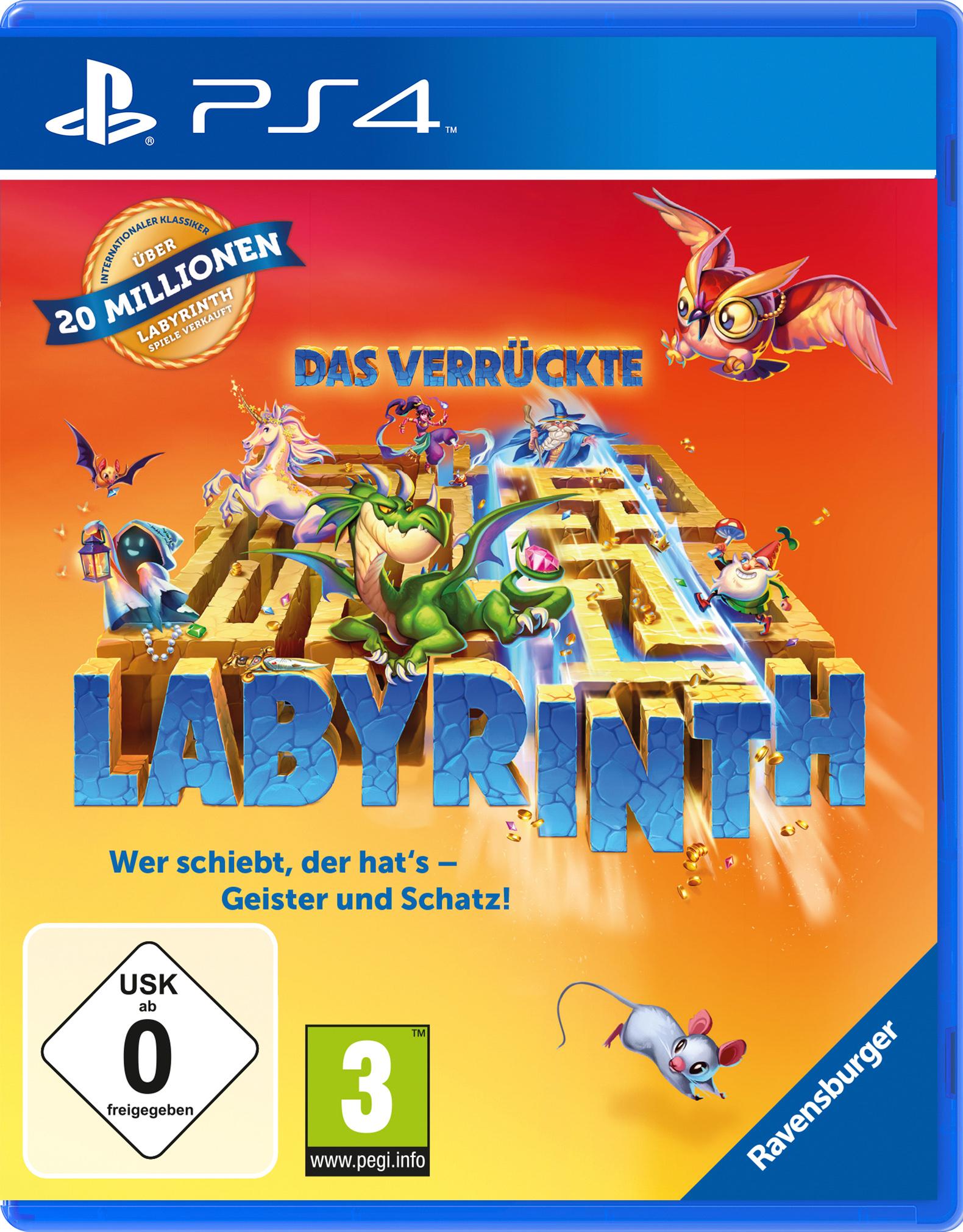 Das verrückte Labyrinth PS4-Spiel - Familienspaß ohne