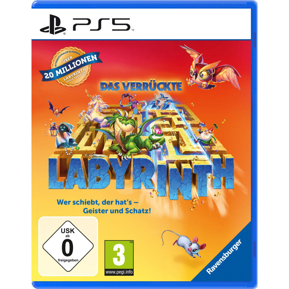 Markt & Technik Das verrückte Labyrinth PS5 - Familien- und Gesellschaftsspiel USK 0