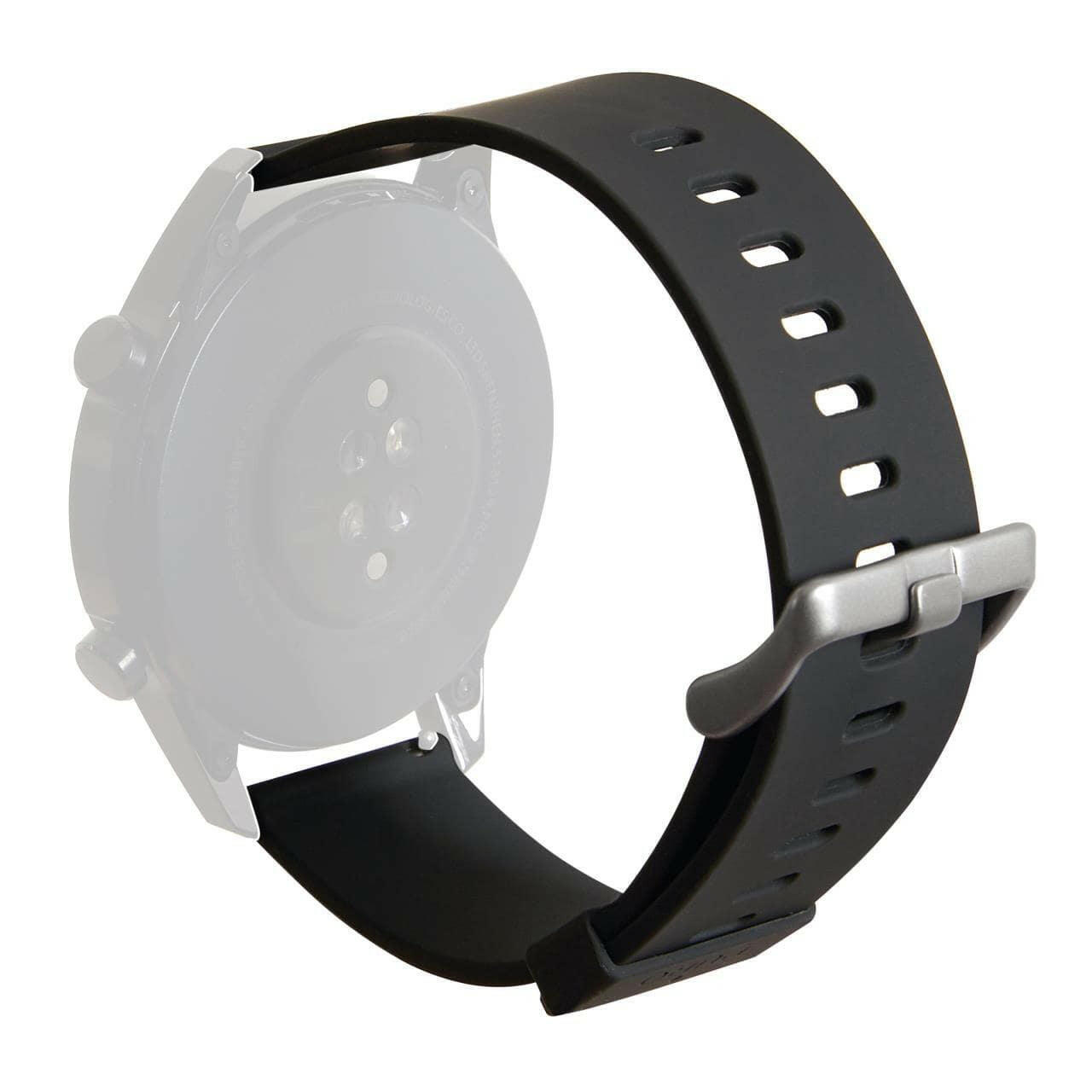 SBS Armband 20mm Schwarz für Smartwatches - Silikon.