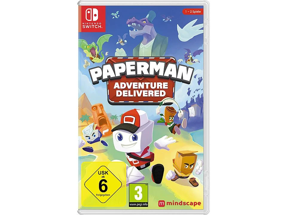 MDM MERIDIEM GAMES Paperman: Adventure Delivered Nintendo.