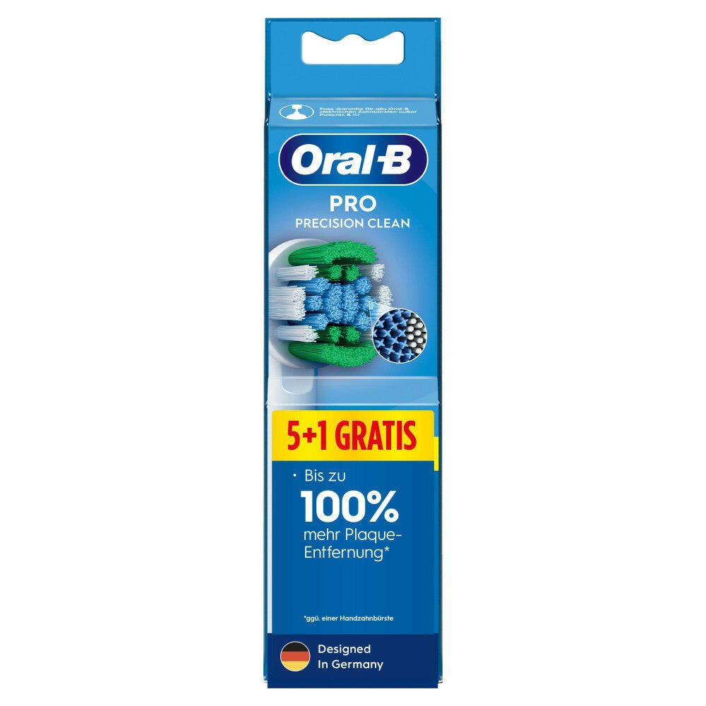 Oral-B Pro Precision Clean Bürsten – 100% Plaqueentfernung.