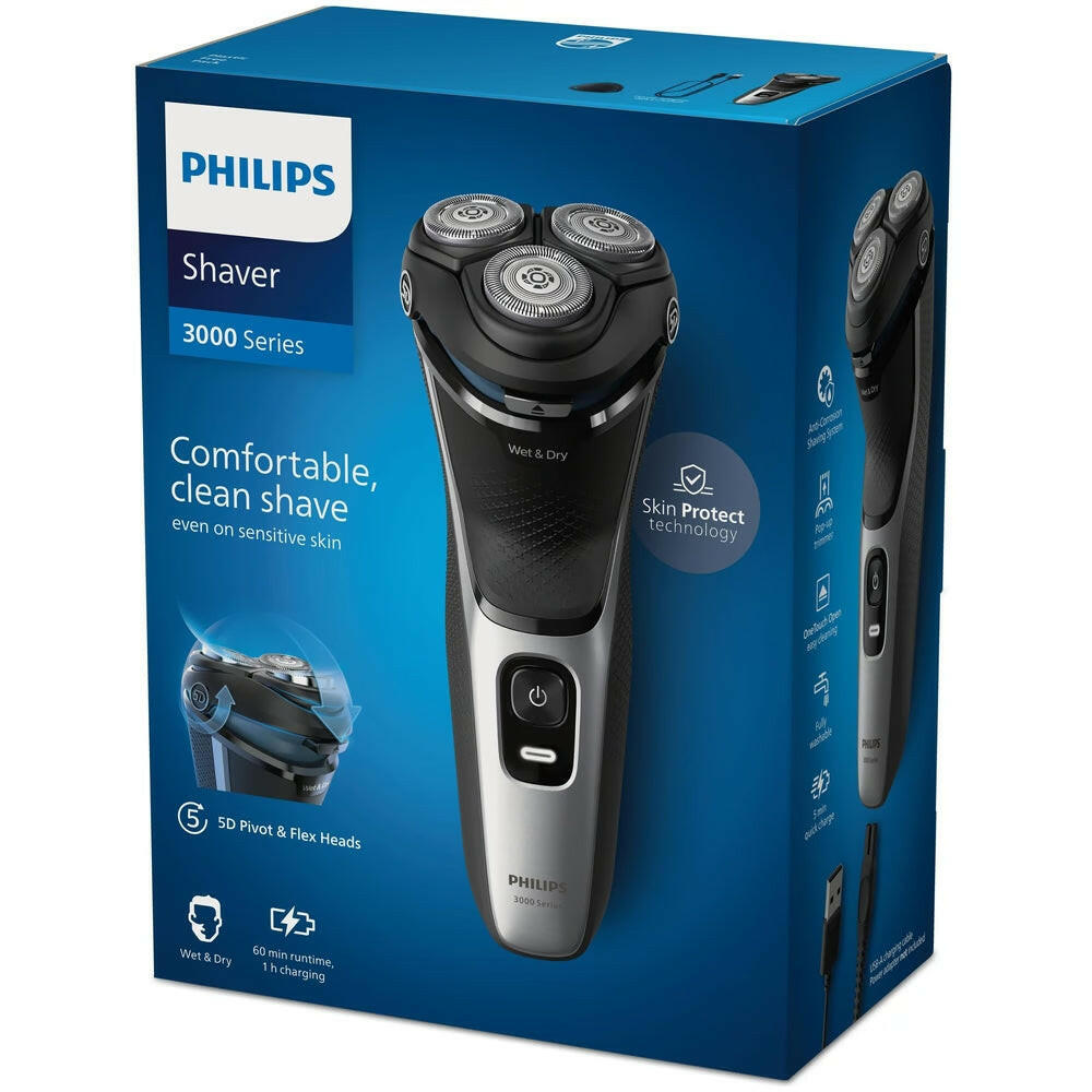 Philips S3143/00 Herrenrasierer Wet & Dry mit SkinProtect.