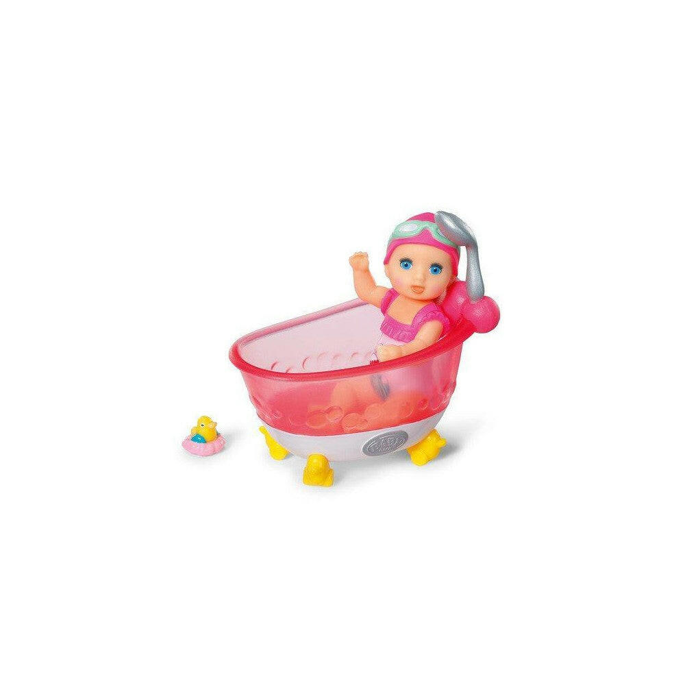 BABY born Minis Badewannen-Spielset mit Puppe Amy & Ente.