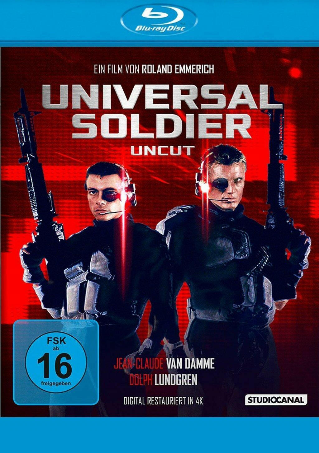 Universal Soldier Uncut Blu-ray Jean-Claude van Damme Dolph.