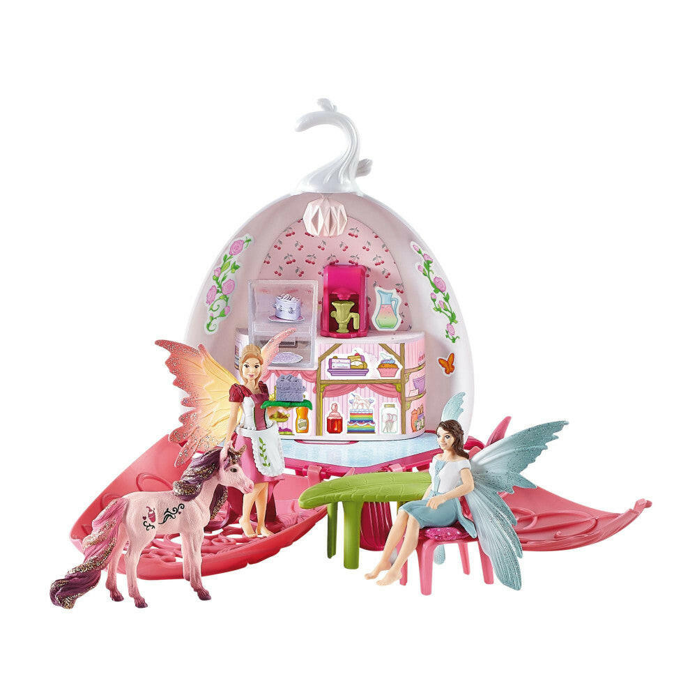 Schleich BAYALA Elfencafé-Blüte 42526 - Magisches Spielset.