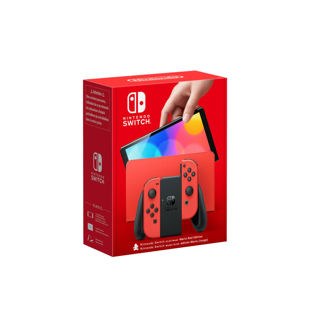 Nintendo Switch OLED Mario-Edition, 7" Display, 64 GB.