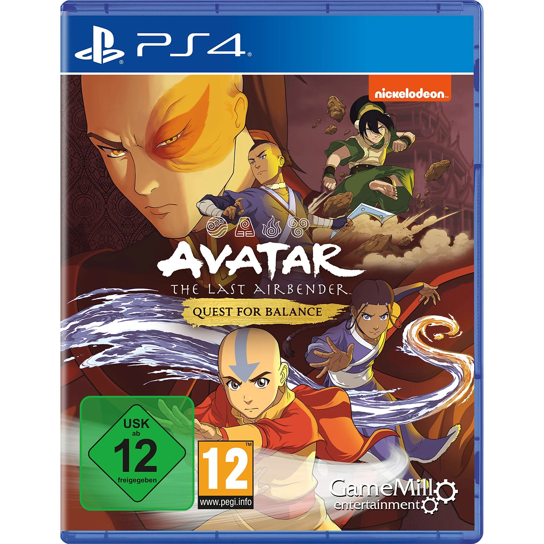 GameMill Avatar The Last Airbender PS4-Spiel Quest for