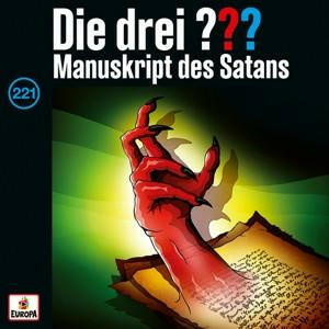 Die drei ??? Folge 221: Manuskript des Satans Hörspiel CD.