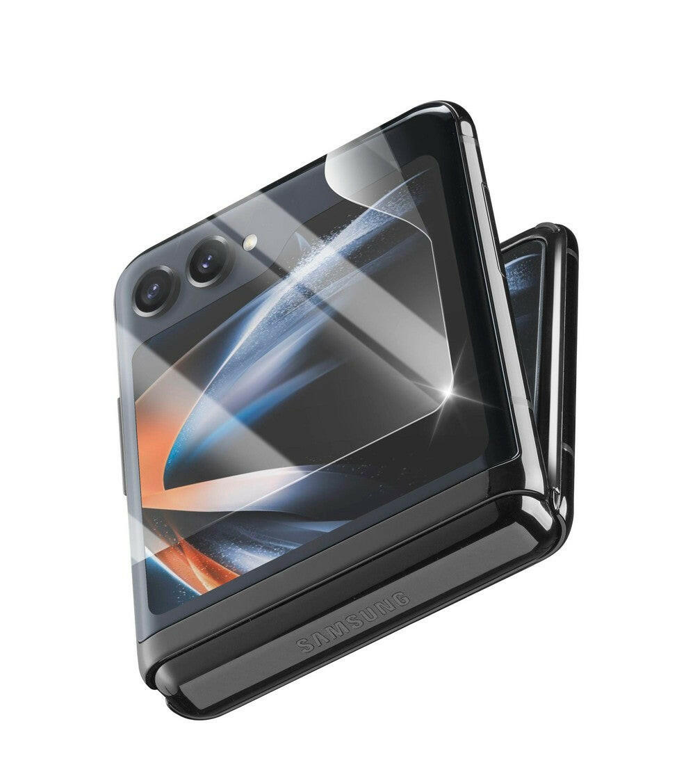 Cellularline Schutzfolie für Samsung Z Flip5, transparent.
