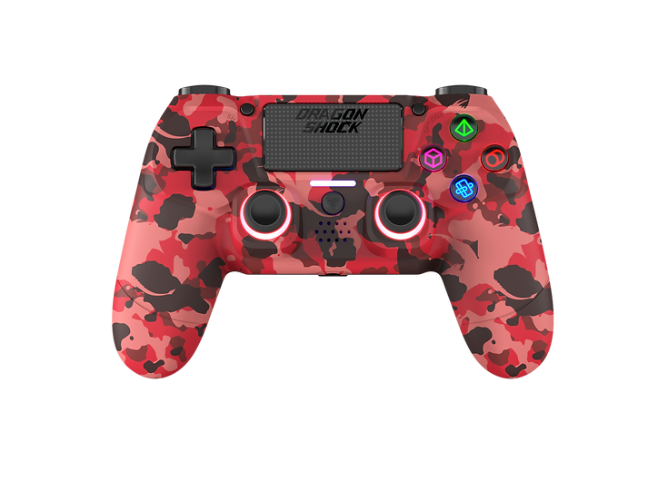 DragonShock Mizar kabelloser Controller PS4/PC Mobile Rot