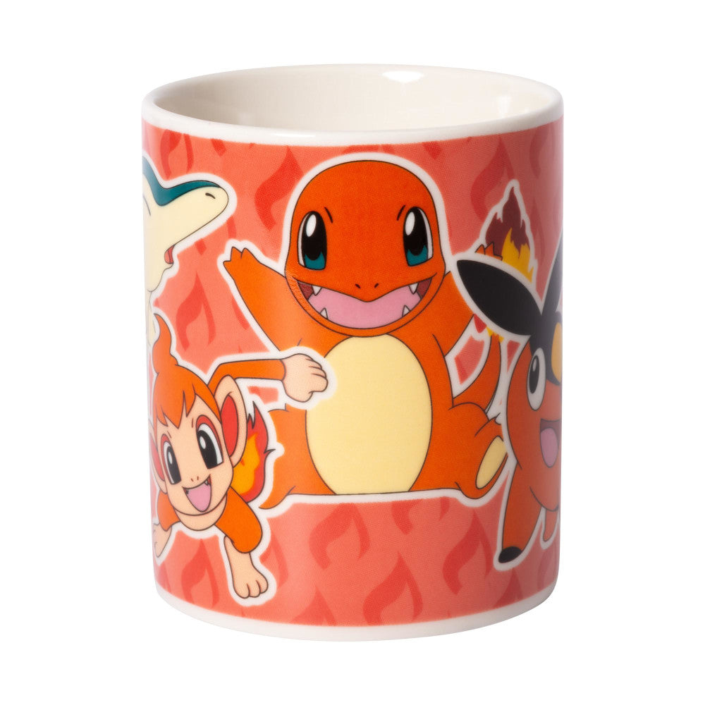 Pokemon Feuerpokémon Tasse mit 325 ml Fassungsvermögen - mikrowellen- und spülmaschinengeeignet - perfektes Geschenk für jeden Fan