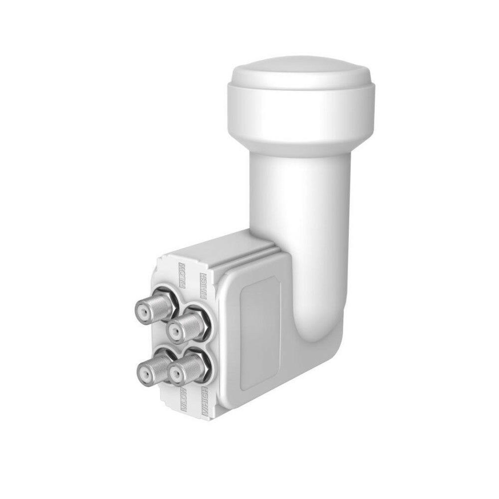 Hama Universal-Quattro-LNB für HD, UHD 4K, 8K, wetterfest.
