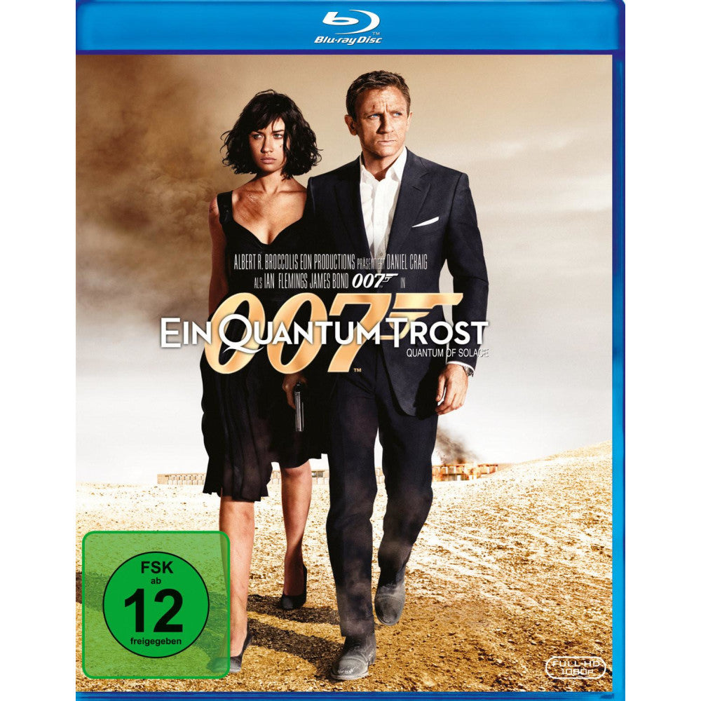 James Bond Blu-ray Ein Quantum Trost Actionfilm FSK 12 Großbritannien 2008 Bond 007 Daniel Craig Judi Dench Mathieu Amalric Olga Kurylenko Marc