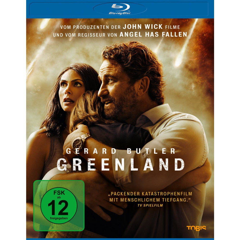 Blu-ray Greenland mit Gerard Butler und Morena Baccarin - Actionfilm in bester Bild- und Tonqualität