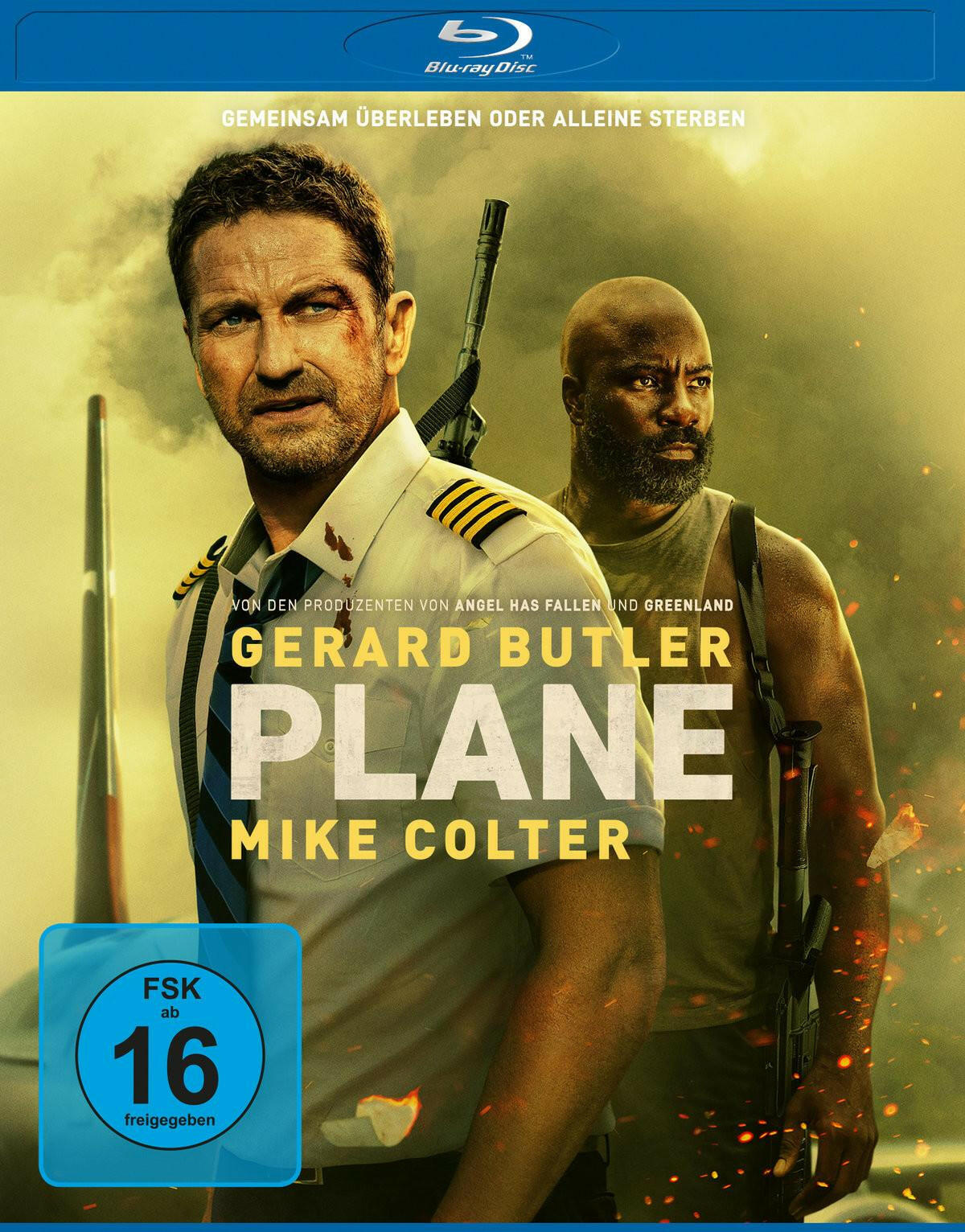 Blu-ray: Action Thriller Plane, 2023 UK/ USA, Gerard Butler.