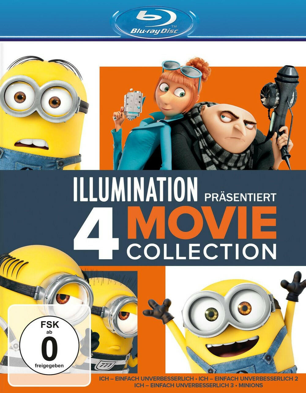 Ich - Einfach unverbesserlich 1-3 & Minions + Shrekologie.