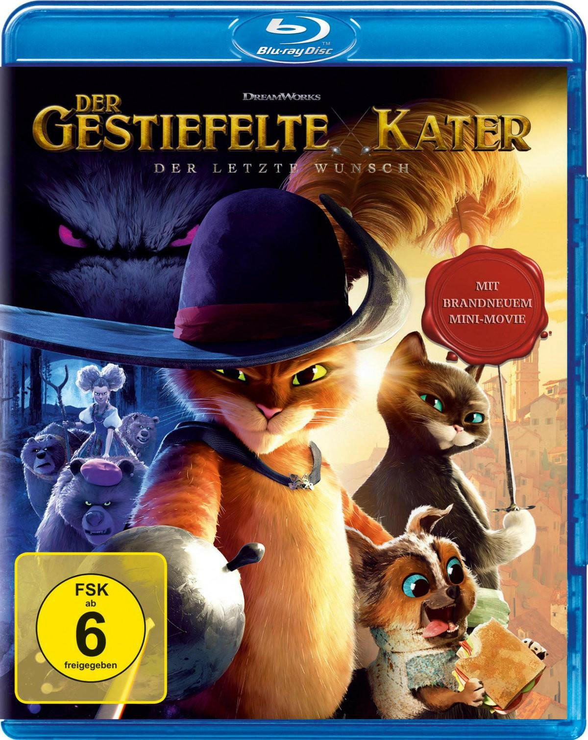 Gestiefelter Kater: Letzter Wunsch, Blu-ray.