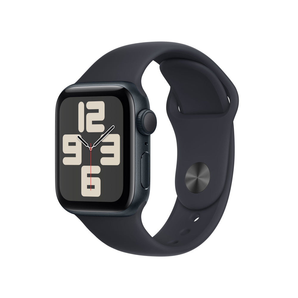 Apple Watch SE (2. Generation 2023) GPS 44mm Aluminiumgehäuse Mitternacht Fitness Schlaftracker Unfallerkennung SOS Herzfrequenzmesser Smartwatch