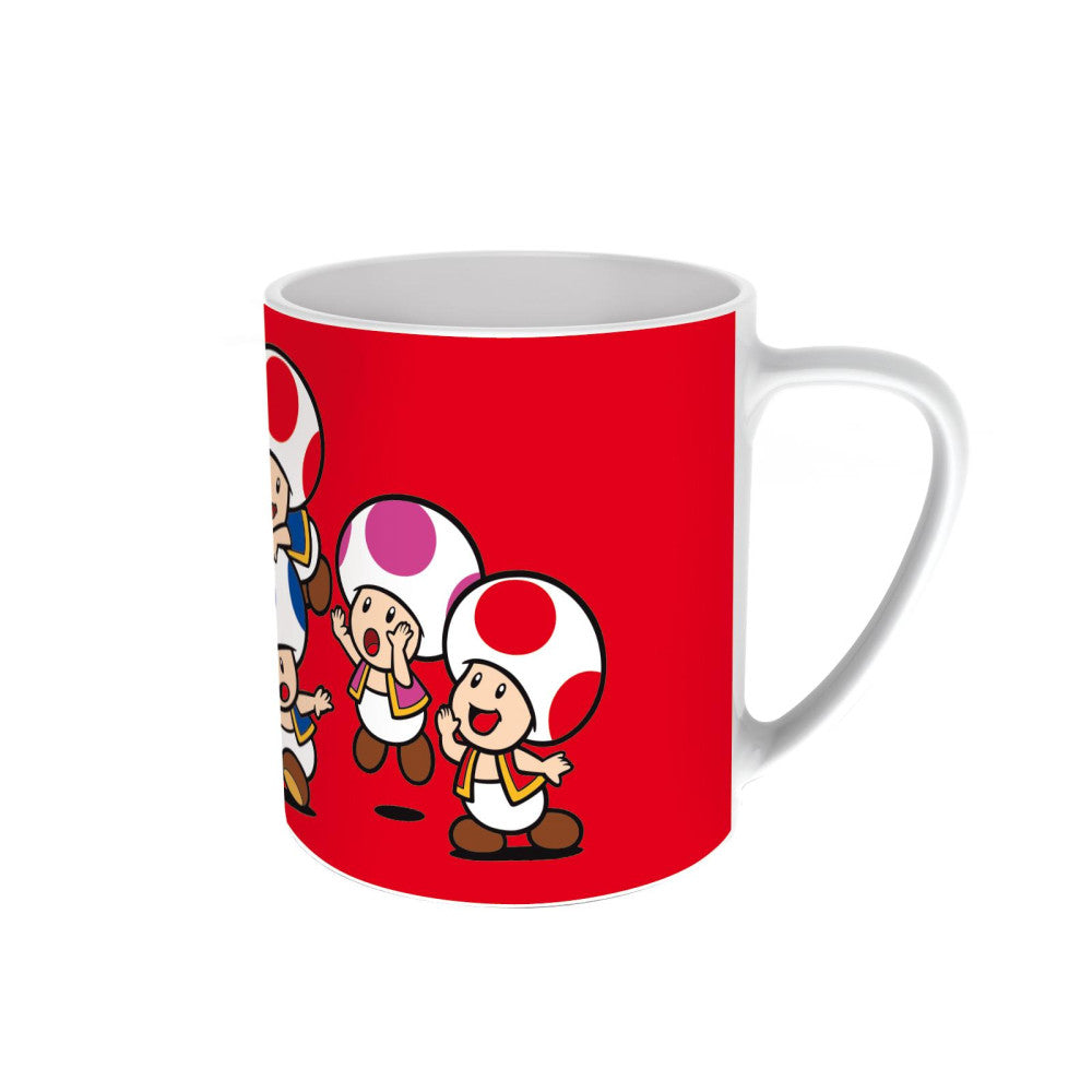 Super Mario Toad Family Keramik Tasse 325 ml in Geschenkbox