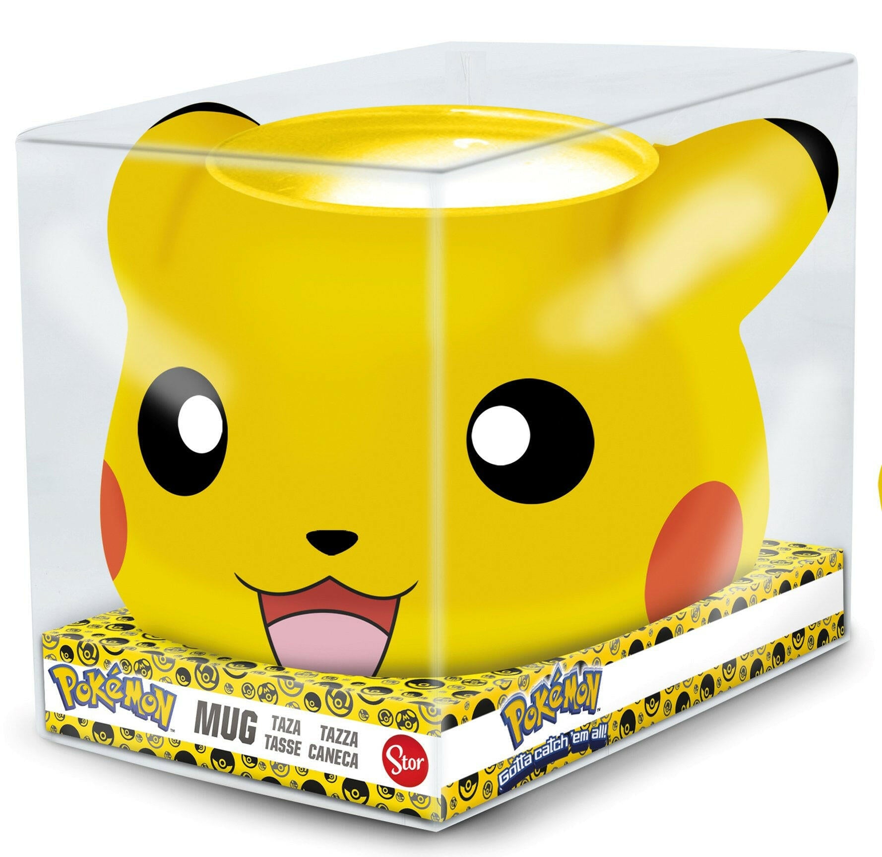 Pokémon Pikachu 3D Tasse, 500 ml – Original Lizenzware.