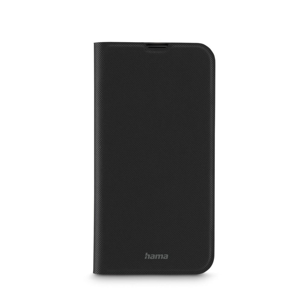 Hama Handyhülle "Daily Protect" für iPhone 15 Pro Schwarz - Kartenfach Standfunktion Magnet ⓘ Schutz von Display und Kamera - Klapphülle - Business