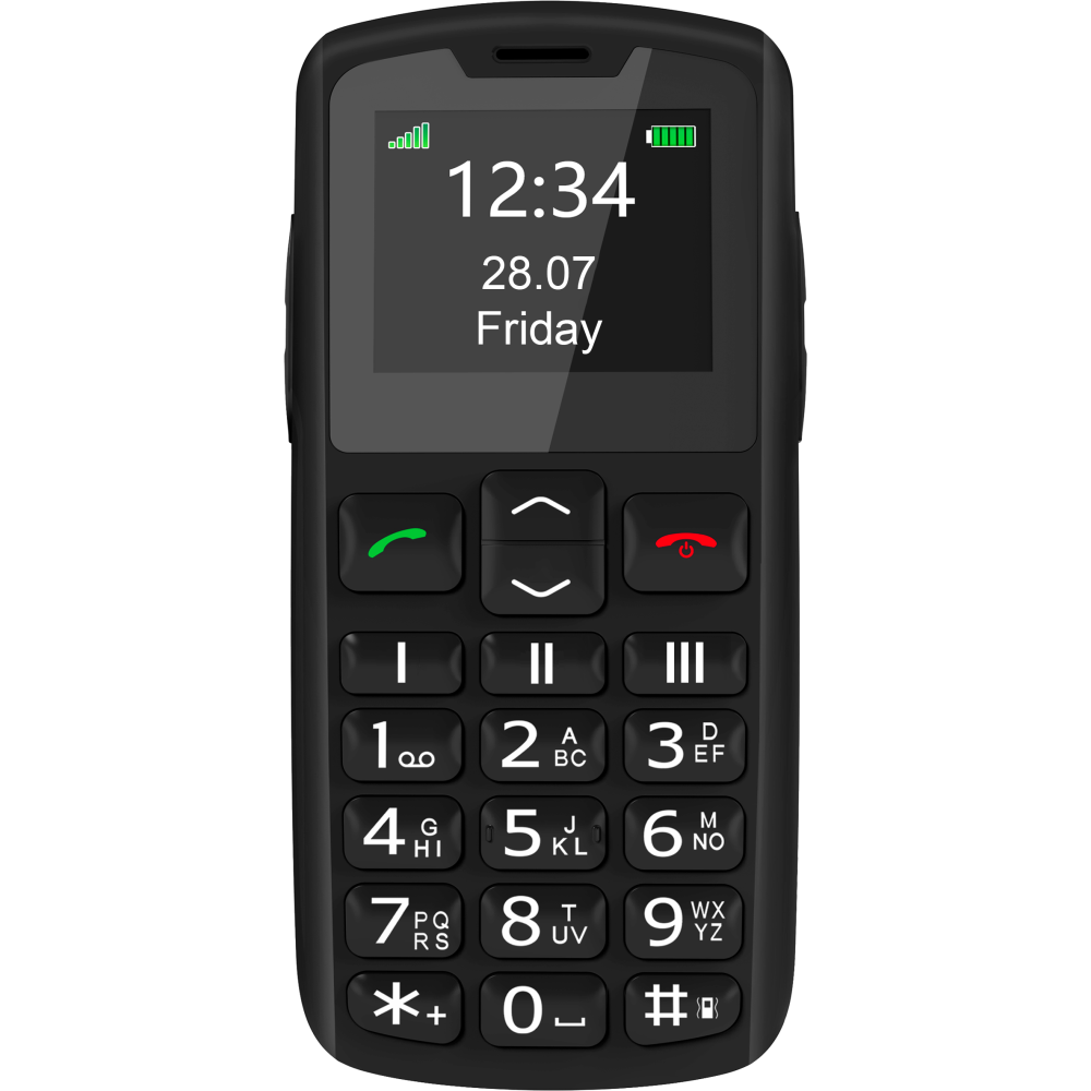 Beafon SL230 Seniorenhandy 1,8" Farbdisplay große Zahlen.
