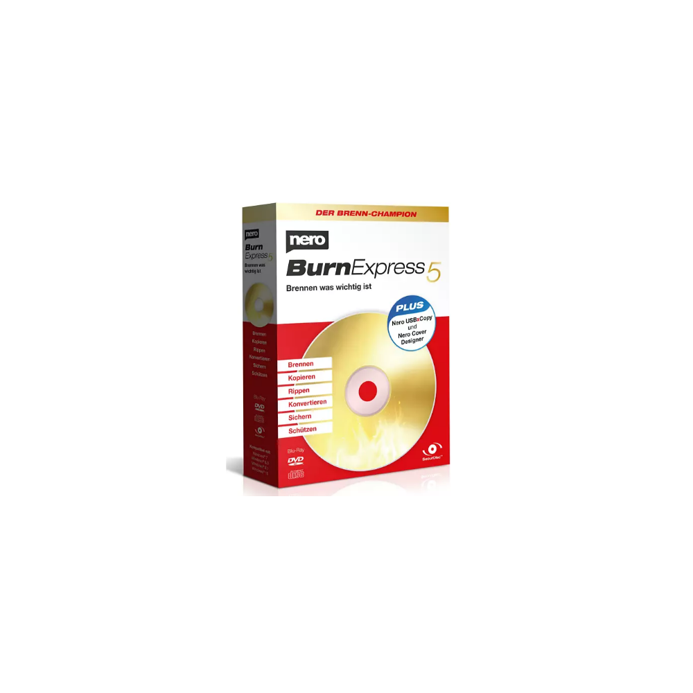 Nero Burn Express 5 - CD/DVD Brennen, Kopieren, Rippen.