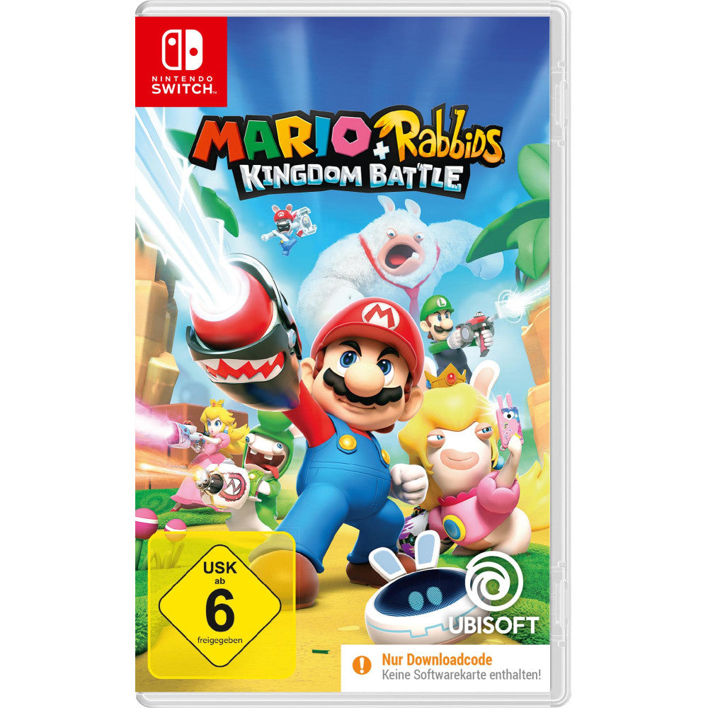 Nintendo Switch-Spiel Mario Rabbids Kingdom Battle Action Adventure USK 6 Jahre