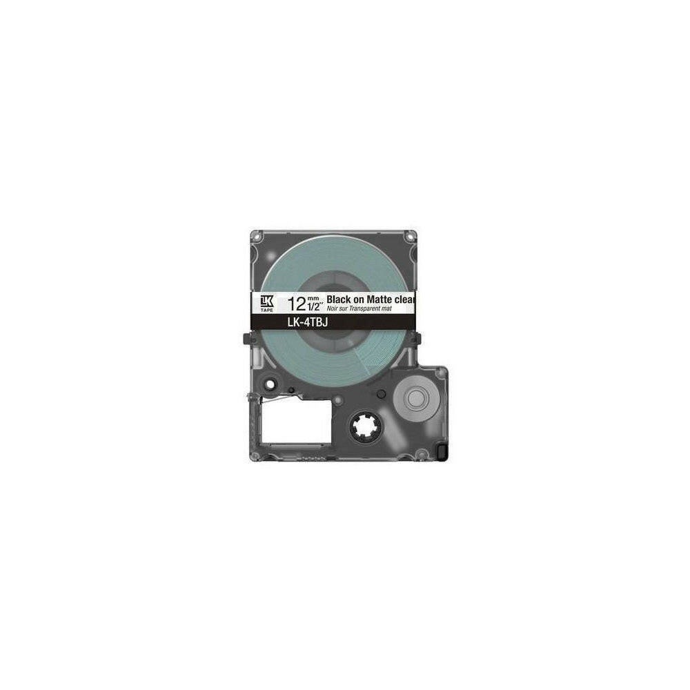 Epson LK-4TBJ Schriftband Schwarz/Transparent, 1,2.
