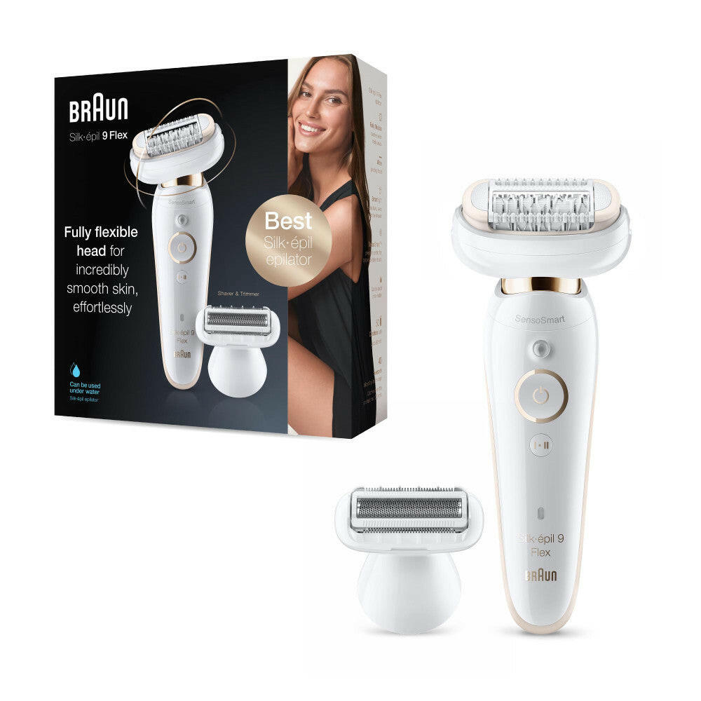 Braun Silk-épil 9 Flex 9002 Epilierer, MicroGrip, Wet & Dry.