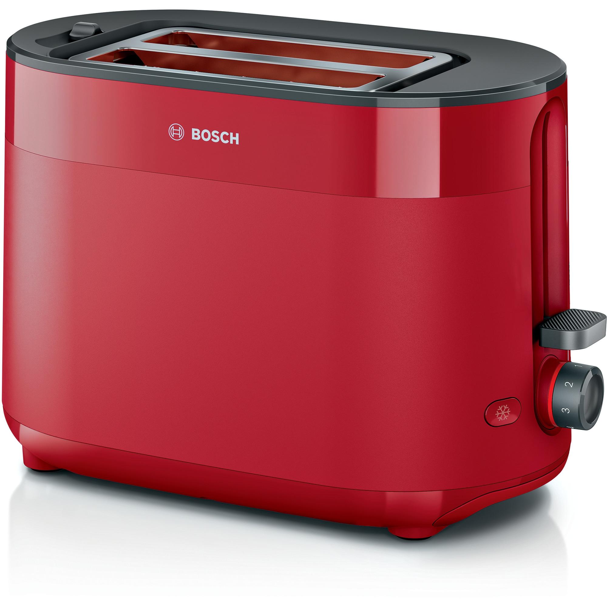 Bosch MyMoment TAT2M124 Toaster 2 Scheiben, Brötchenaufsatz